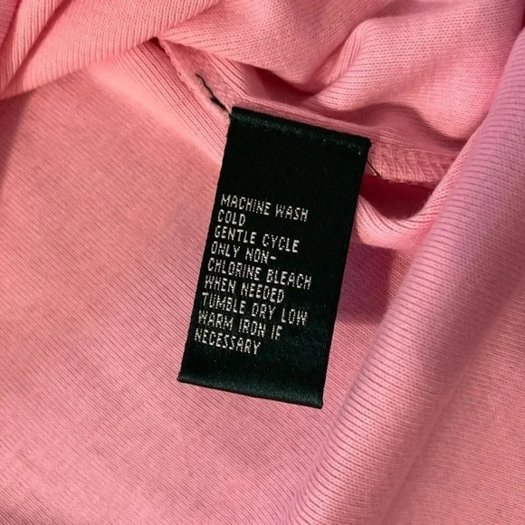 Ralph Lauren Women Tank Dress Size Large Pink Tunic pullover 100 cotton - Picture 7 of 11